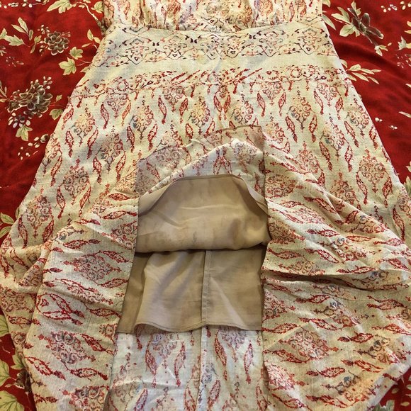 BCBGMaxAzria “Emalea” Boho Ikat Print Sleeveless Dress with Pockets! - Size 0 - Picture 10 of 16